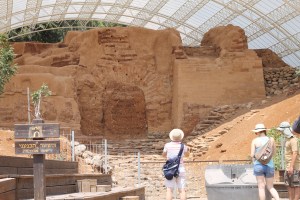 Abram walked up those steps!